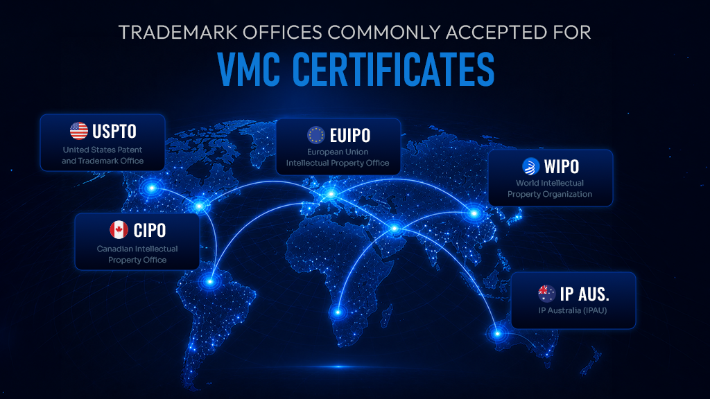 Recognized Trademark Offices for VMC Certificates